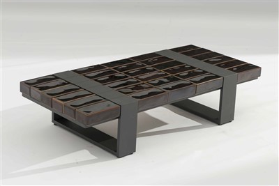 Glaze Tile Top שולחן קפה