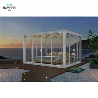 פרגולה גינה גדולה עם גג